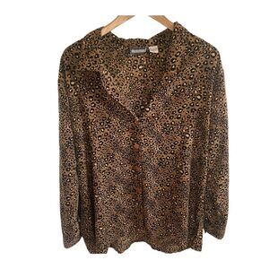 Vintage - Kloz Studio - Cheetah Print Button Down